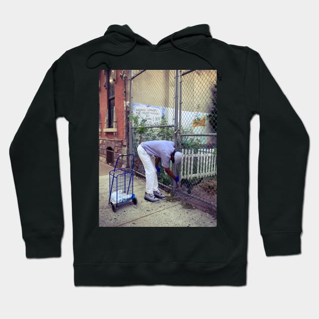 East Harlem People Cat Lover Manhattan NYC Hoodie by eleonoraingrid